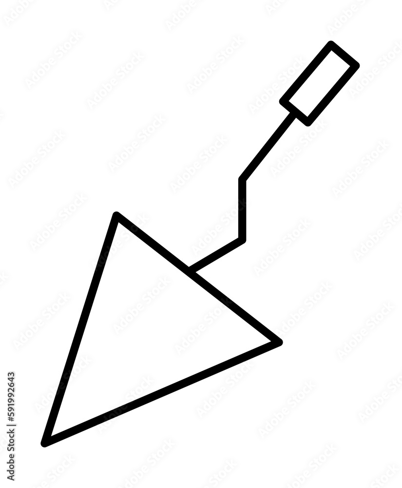spatula icon illustration on transparent background spatula icon illustration on transparent background