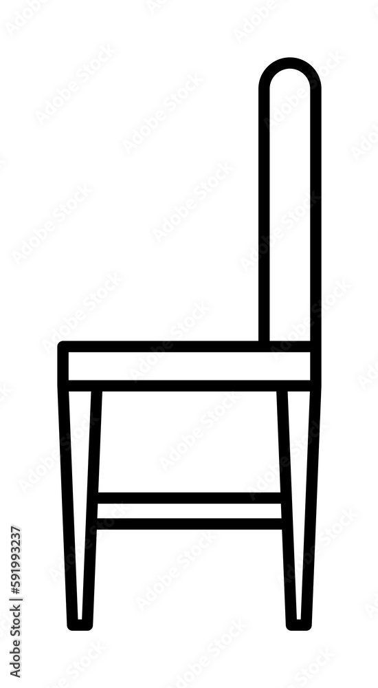 chair icon illustration on transparent background chair icon illustration on transparent background