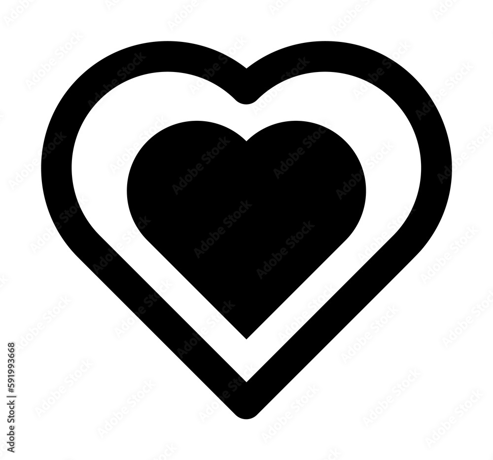 heart flat icon illustration on transparent background heart flat icon illustration on transparent background