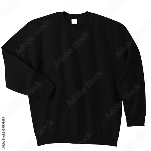 Black Sweatshirt Mockup PNG