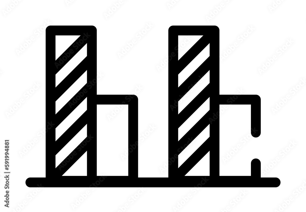 statistics icon illustration on transparent background statistics icon illustration on transparent background