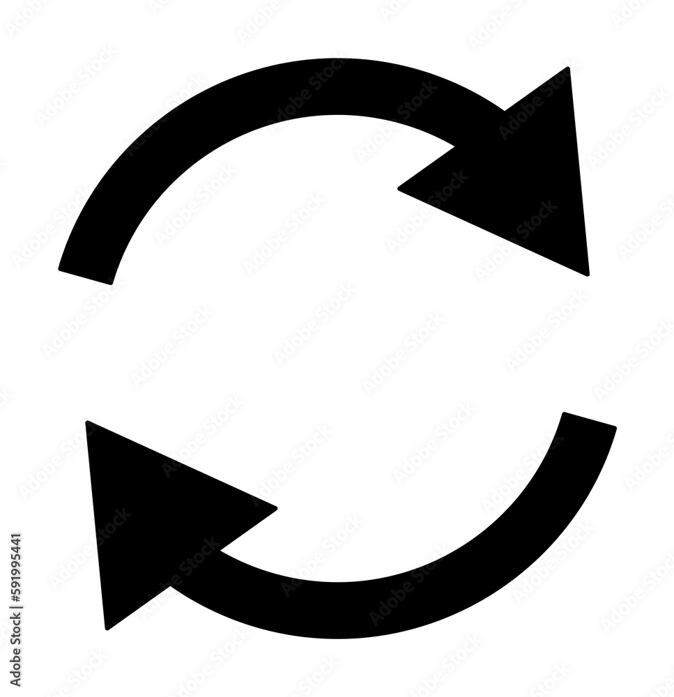 refresh icon illustration on transparent background refresh icon illustration on transparent background
