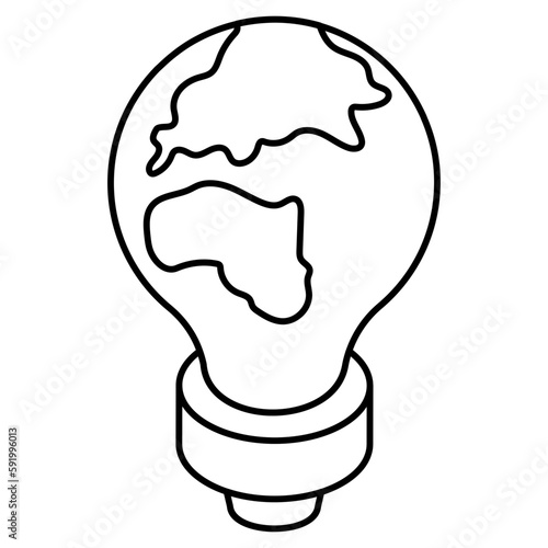 Perfect design icon of global idea