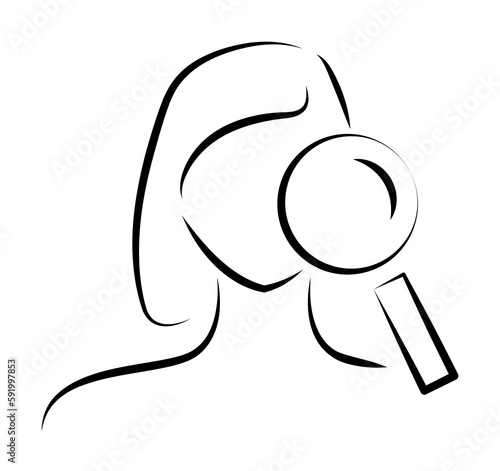 acne, care, cosmetology, face hand drawn on white background icon illustration on transparent background