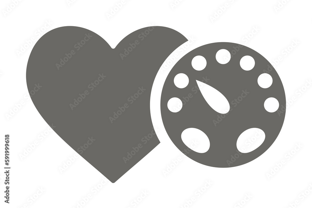 Blood Pressure icon illustration on transparent background Blood Pressure icon illustration on transparent background