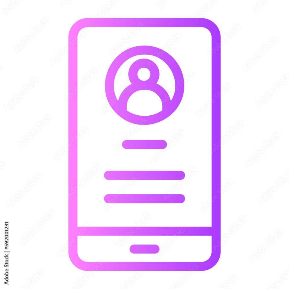 social media gradient icon social media gradient icon