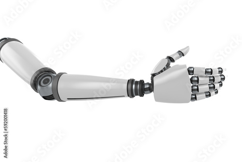 Graphic image of robotic arm