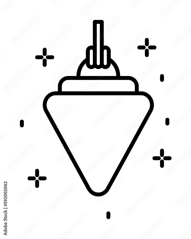 Obraz premium Construction, sinker icon illustration on transparent background