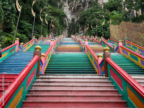 Photography Batu cave in Malaysia, Hinduism temple