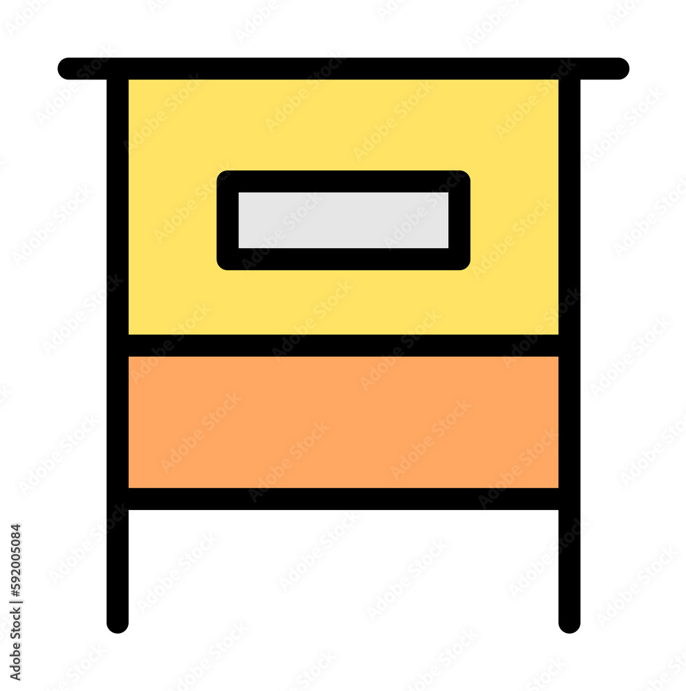 Hive, farm icon illustration on transparent background Hive, farm icon illustration on transparent background