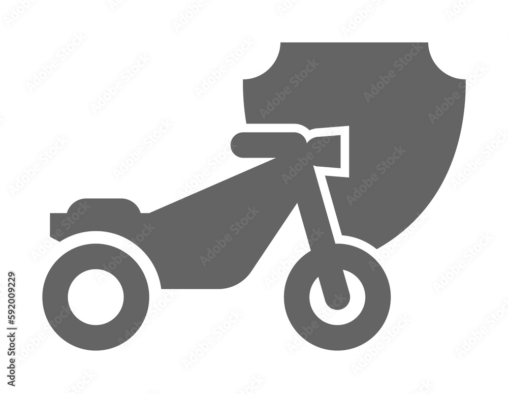 Insurance, motorcycle, protection, shield icon illustration on transparent background Insurance, motorcycle, protection, shield icon illustration on transparent background