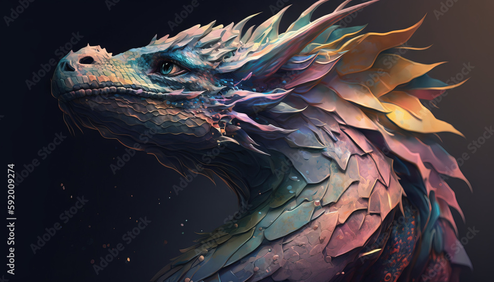 Frog abstract wallpaper. Soft background with toad in Pastel colors