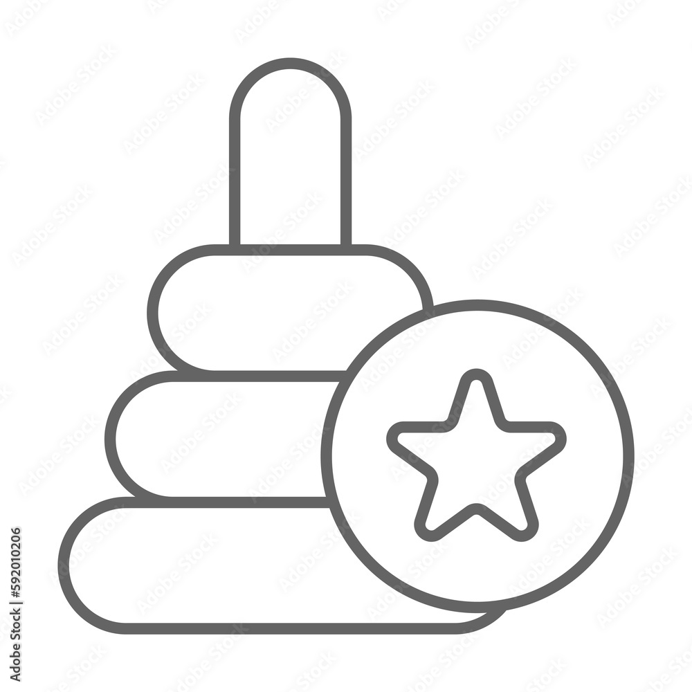 Toy shop, mall icon illustration on transparent background Toy shop, mall icon illustration on transparent background