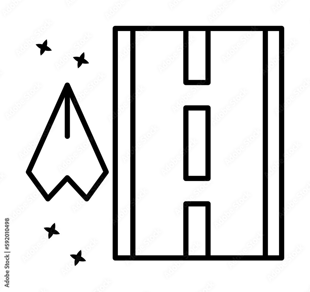 Cursor way icon illustration on transparent background Cursor way icon illustration on transparent background