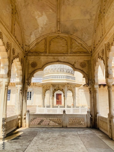 Alwar, Rajasthan 16 Jan 2023: City Palace of Alwar 