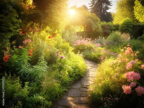 Enchanting Garden Oasis - generative ai