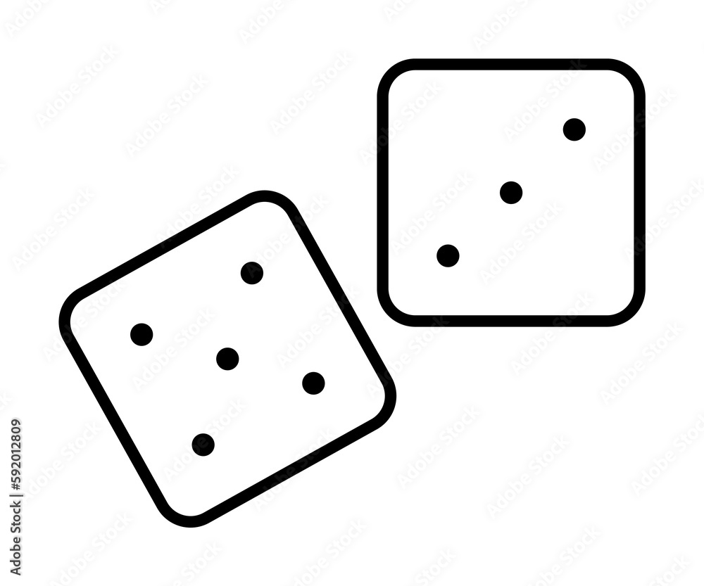 Dice, game, pirate icon illustration on transparent background Dice, game, pirate icon illustration on transparent background