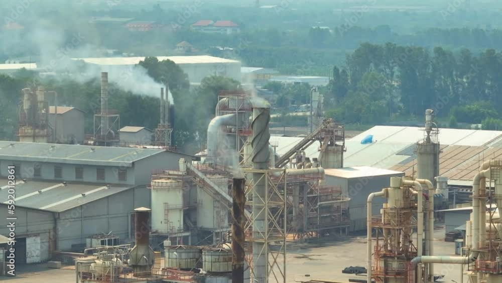 Industrial exhaust fumes can contain a range of harmful pollutants