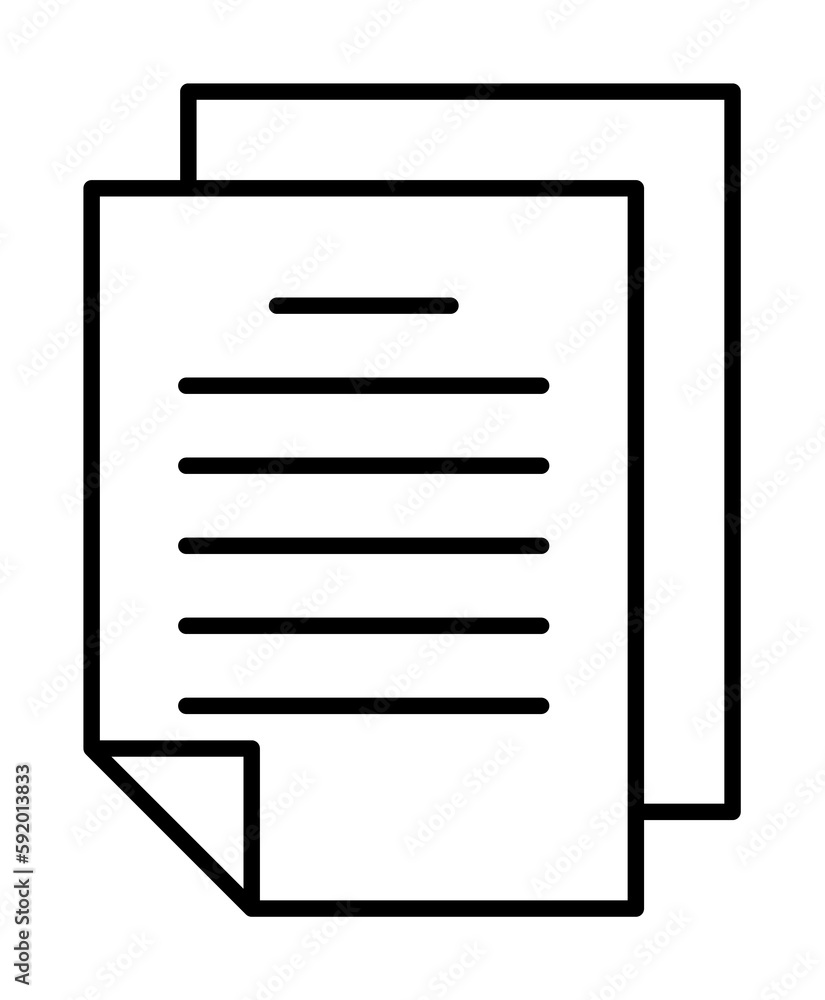 document, report icon illustration on transparent background document, report icon illustration on transparent background