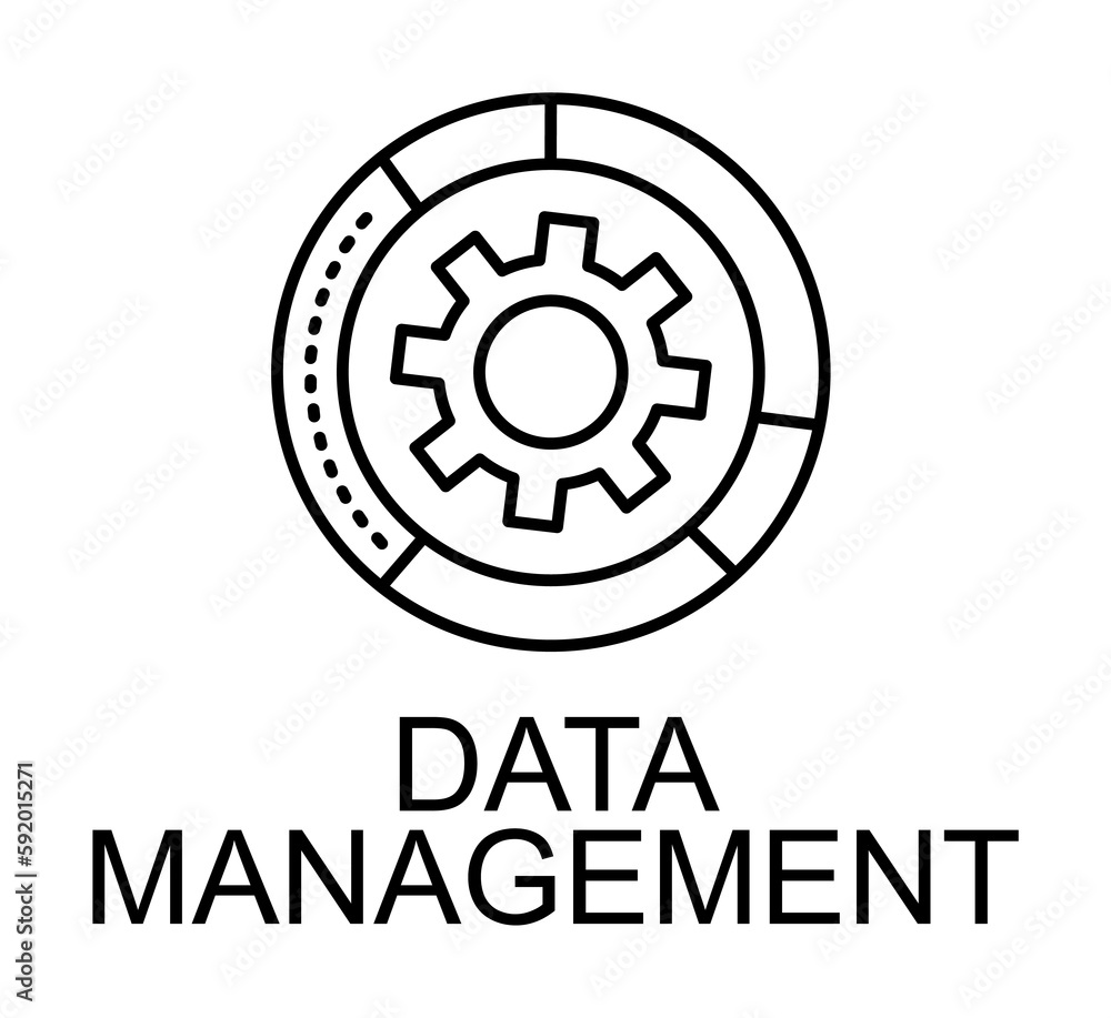date management line icon illustration on transparent background date management line icon illustration on transparent background