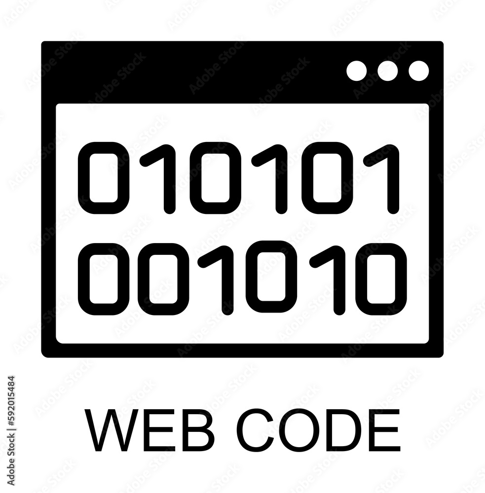 web code icon illustration on transparent background web code icon illustration on transparent background