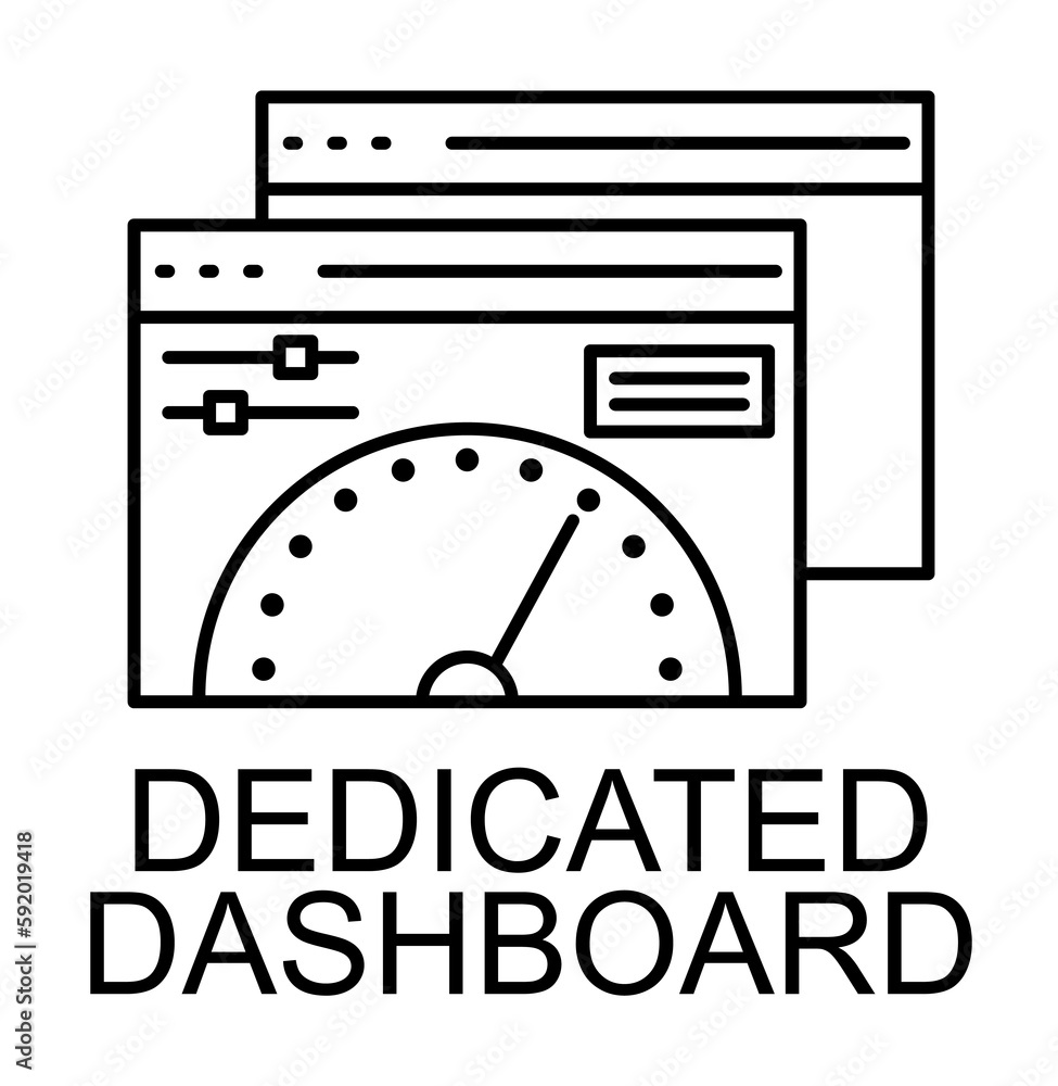 dedicated dashboard icon illustration on transparent background dedicated dashboard icon illustration on transparent background