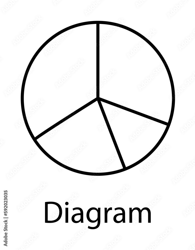 pie diagram icon illustration on transparent background pie diagram icon illustration on transparent background