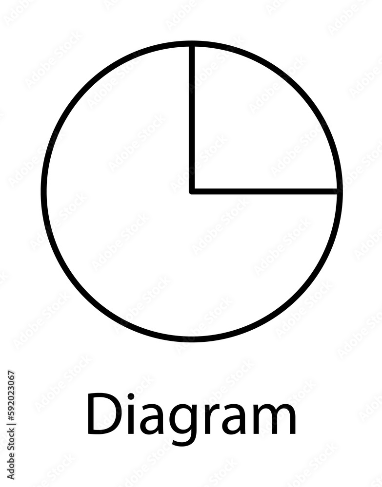pie diagram icon illustration on transparent background pie diagram icon illustration on transparent background