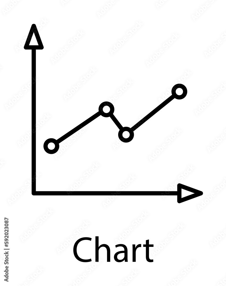 chart icon illustration on transparent background chart icon illustration on transparent background