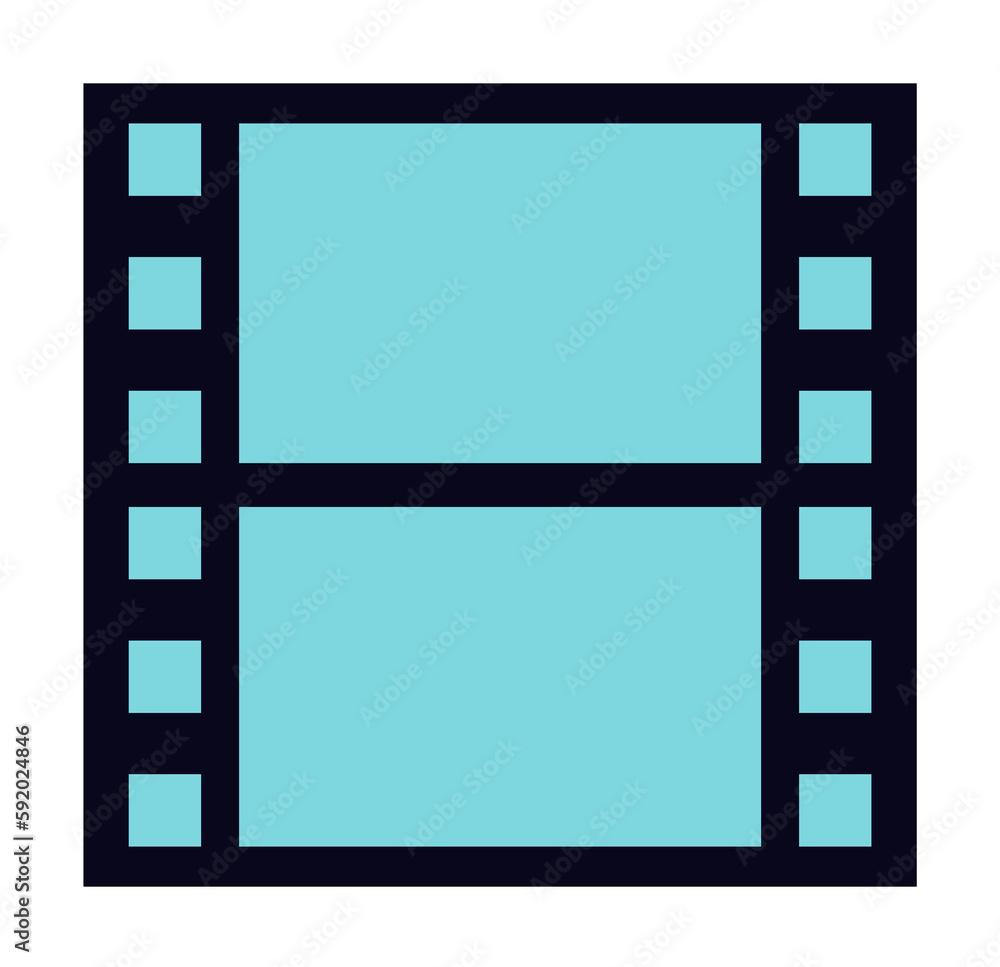film icon illustration on transparent background film icon illustration on transparent background