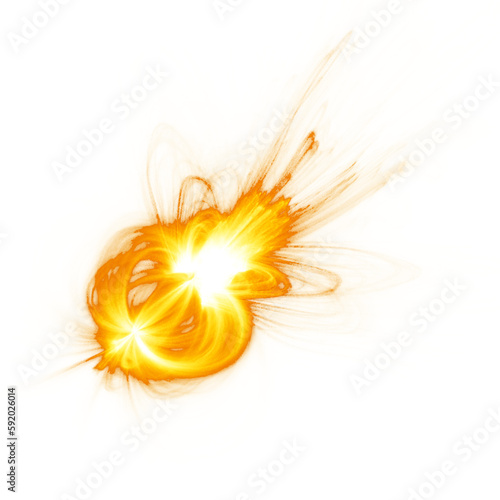 Game effects of magic beams, laser gun, energy shot and blast.