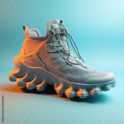 sneakers, shoe, shoes, ice, fashion, vector, footwear, sport, illustration, boot, pair, skates, skate, skating, winter, style, sneakers, foot, leather, figure, lace, sports, vintage, generative ai