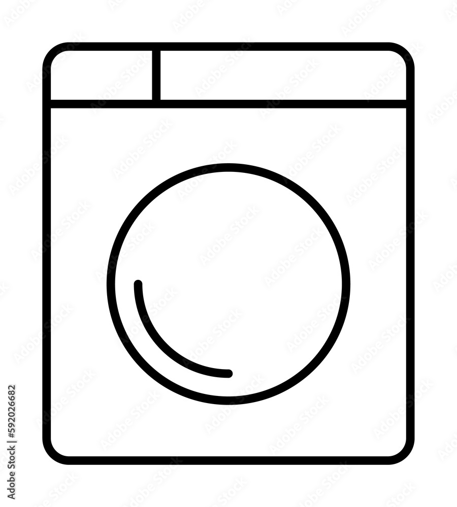 washing machine icon illustration on transparent background washing machine icon illustration on transparent background