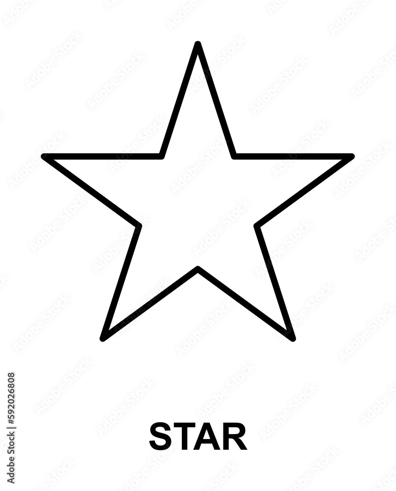 star icon illustration on transparent background star icon illustration on transparent background
