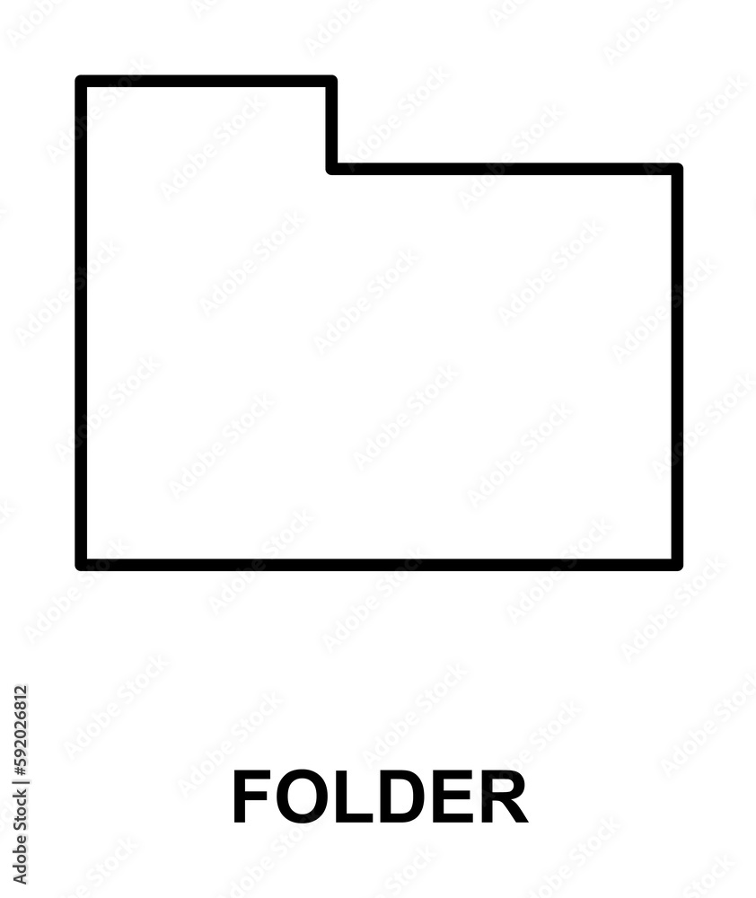 folder icon illustration on transparent background folder icon illustration on transparent background