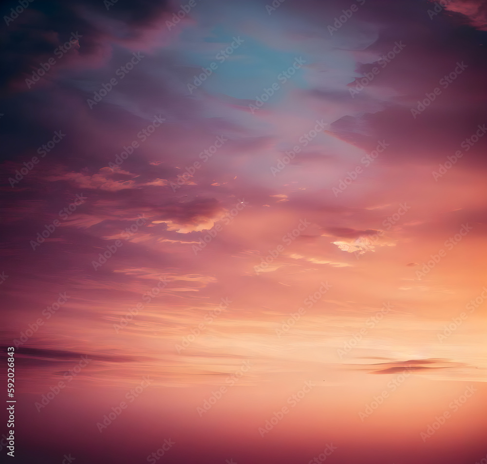 Fototapeta premium red sunset