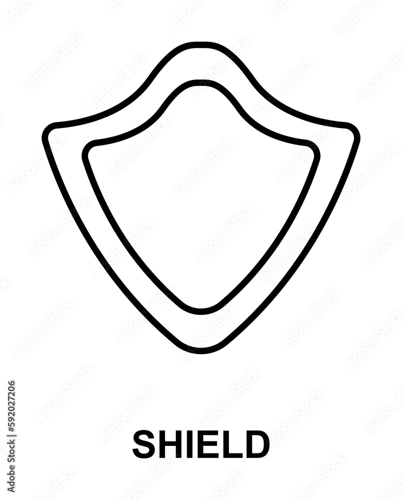 shield icon illustration on transparent background shield icon illustration on transparent background