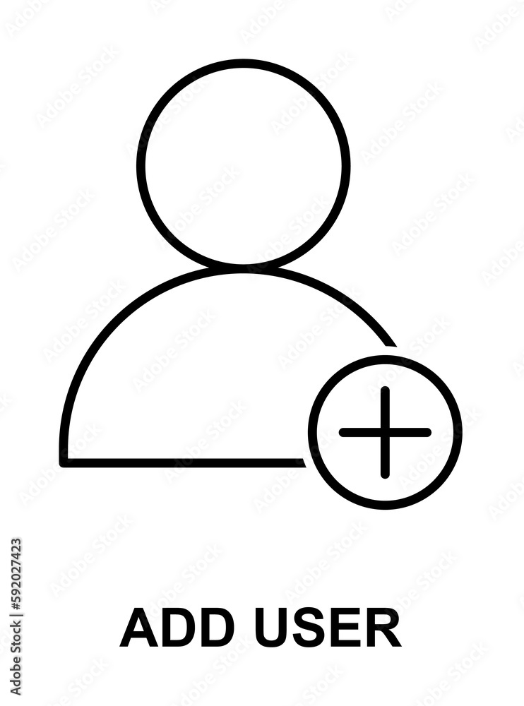 add user sign icon illustration on transparent background add user sign icon illustration on transparent background