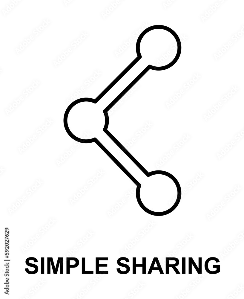 simple sharing icon illustration on transparent background simple sharing icon illustration on transparent background