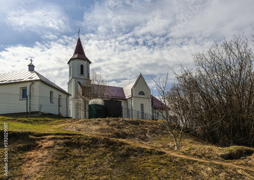 Church on Kamennaya Gorka in Minsk. Belarus photo