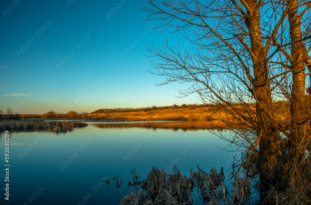 lake in autumn lake in autumn