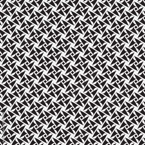 Vector seamless models. Modern stylish texture. Composition from regularly repeating geometrical element. Monochrome, simple. Vector illustrations.