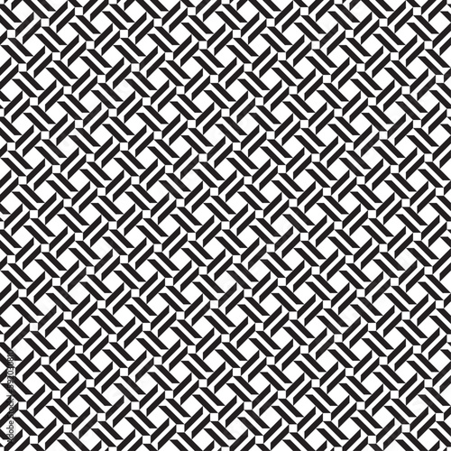 Vector seamless models. Modern stylish texture. Composition from regularly repeating geometrical element. Monochrome, simple. Vector illustrations.