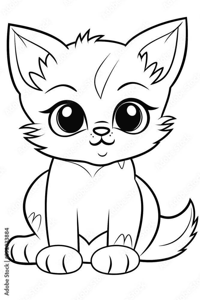 Obraz premium kitten portrait