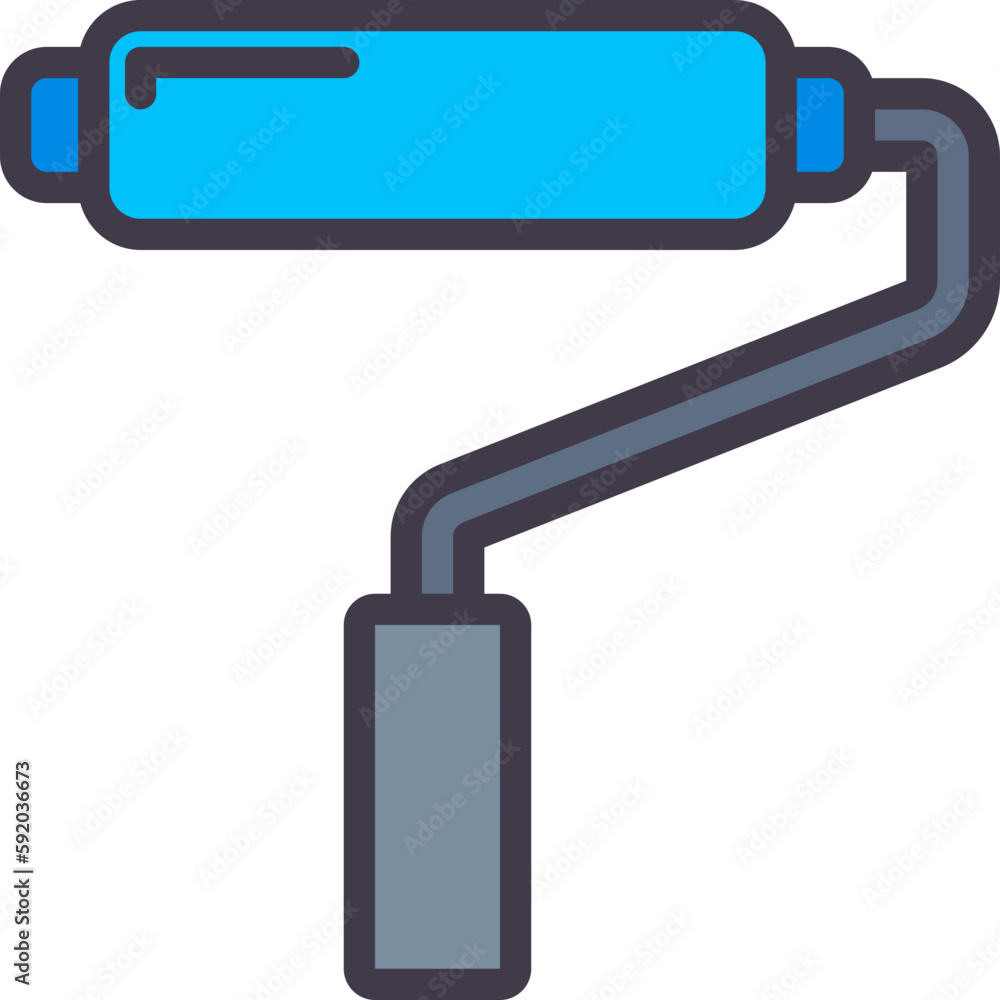 paint roller icon paint roller icon