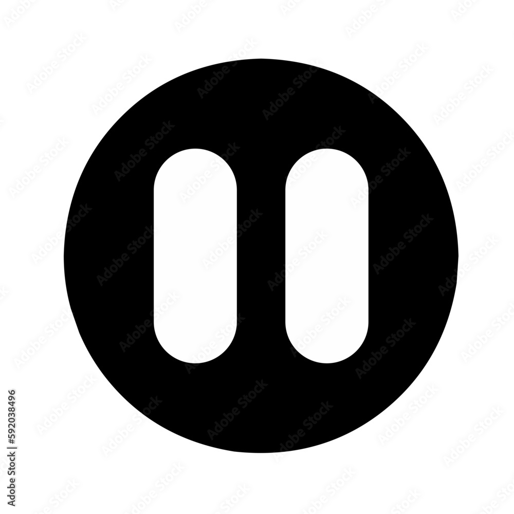 pause icon button pause icon button