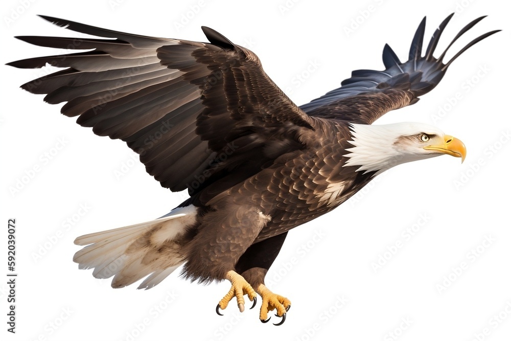 Obraz premium american bald eagle