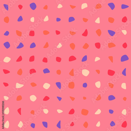 Vector abstract art blob pattern background. Modern liquid splashes of geometric shapes