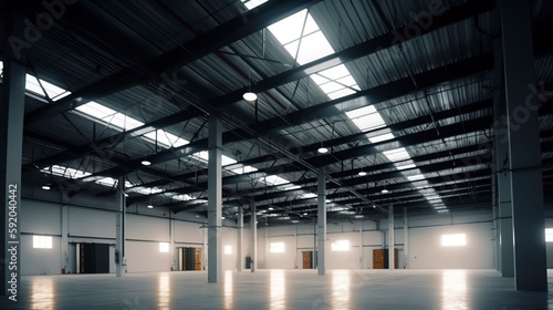 Warehouse  Generative AI  Illustration