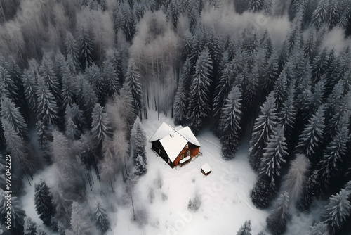 Secluded House In The Forest